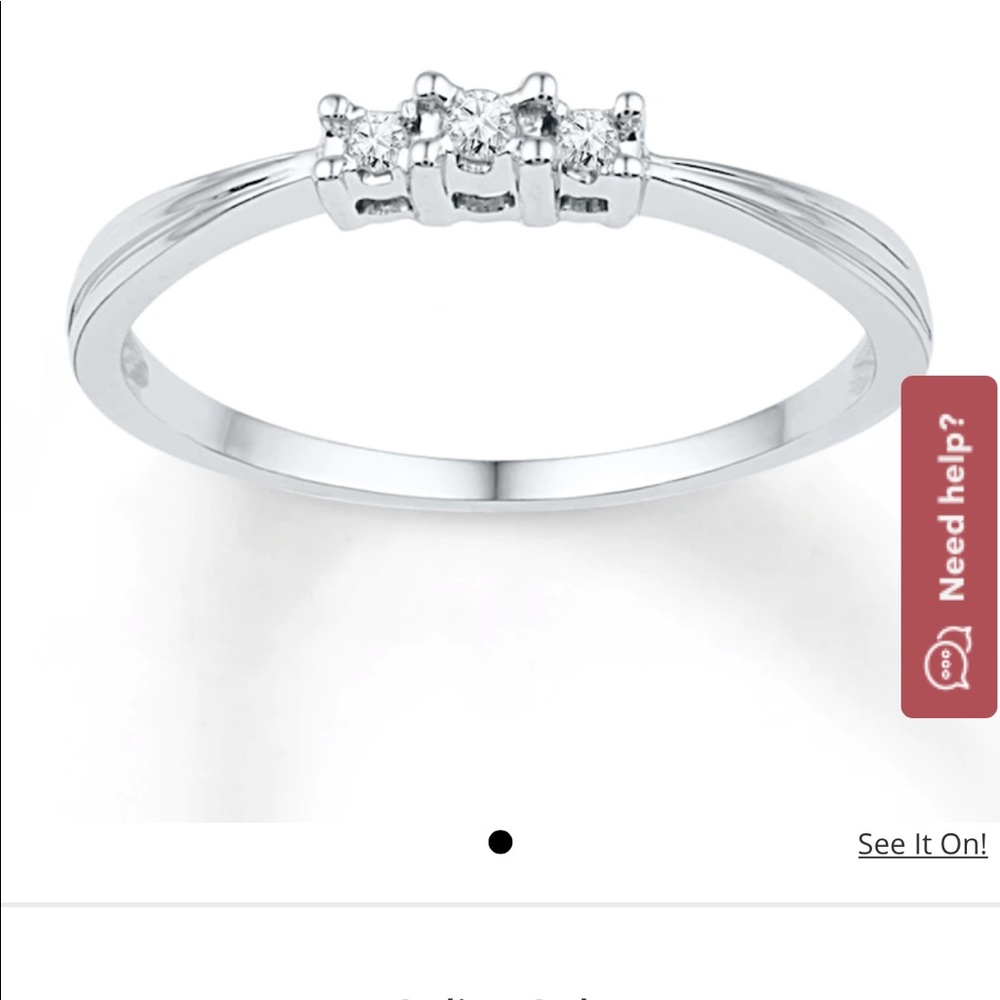 3 Diamond promise ring- Kay Jewelers.